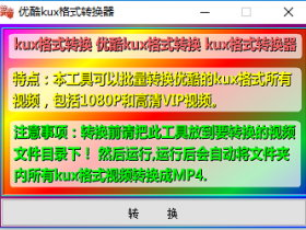 爱奇艺,腾讯视频,优酷!mp4转换器