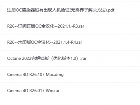 Cinema 4D c4d软件+oc R26 2024最新版安装教程【官方安装包方式】Win+Mac